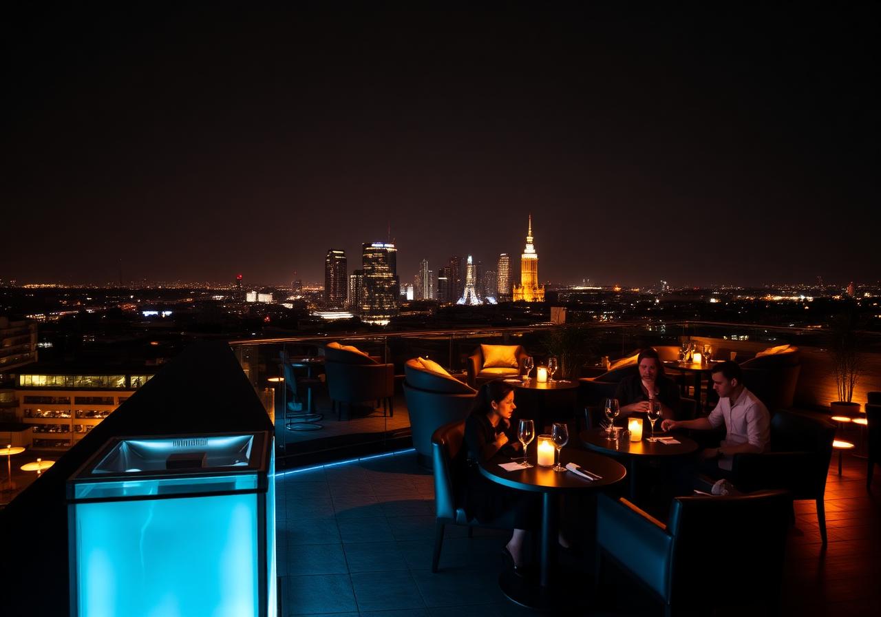 Wieczorne życie miasta